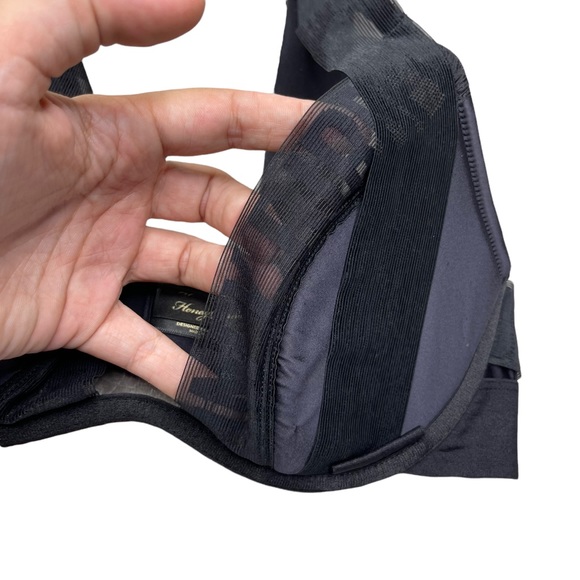 Honey Birdette Blake Black Mesh Bandage Strappy Bra Lingerie - Picture 6 of 13